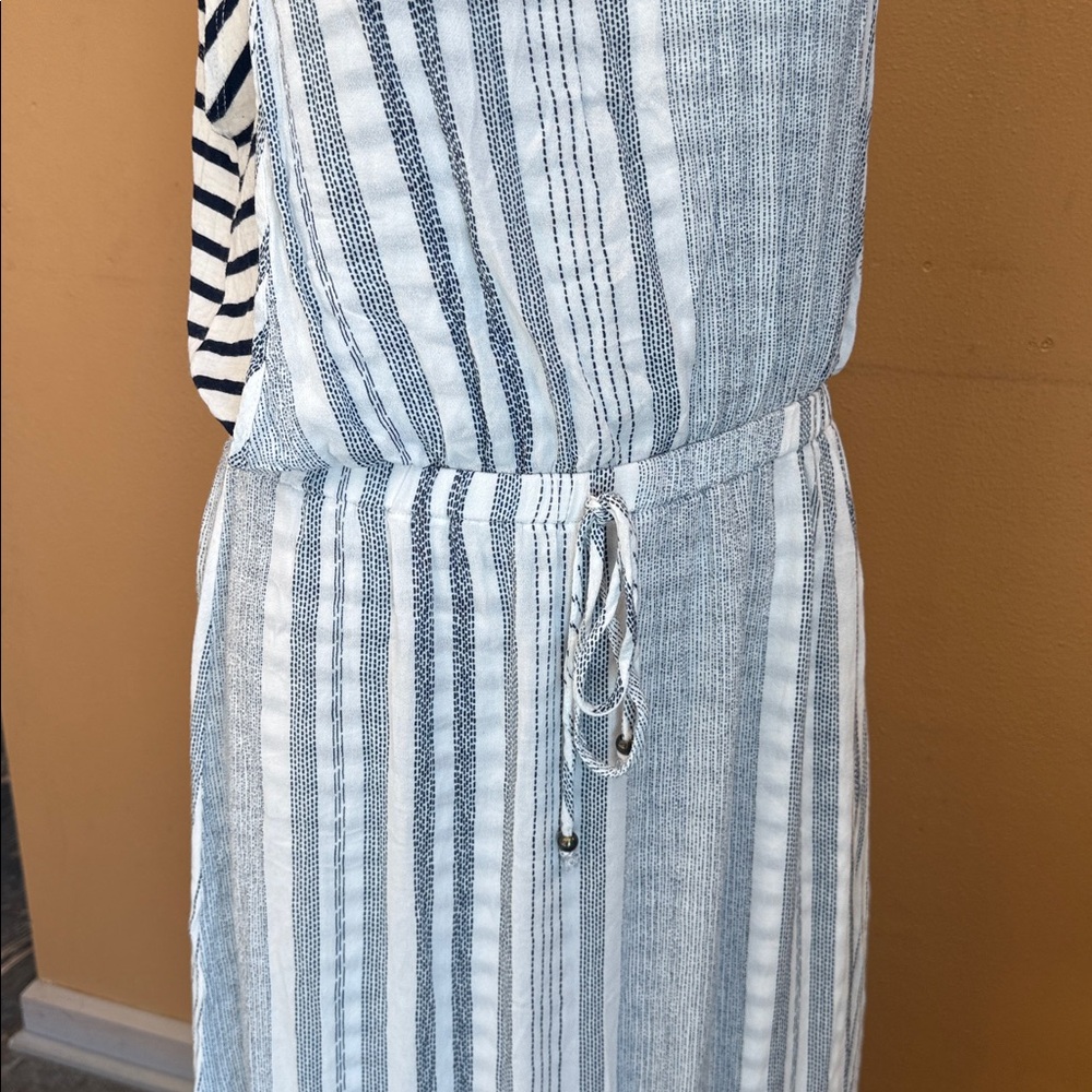 Hummingbird classic beachy contemporary Striped Sleeveless Maxi Dress size M - Picture 4 of 15